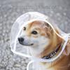 Waterproof Dog Raincoat Cape with Belly Protection for Small To Medium Breeds