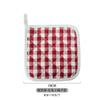 1Pc Red Black Plaid Grid Duckbill Insulation Glove Pad Table Mat Microwave Oven Mitts Baking Tool