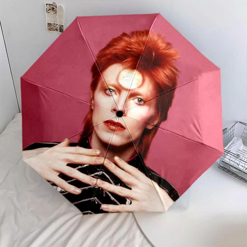 David Bowie Automatic Umbrella - Suitable Travel Outdoor Portable Umbrella Birthday Gift Daily Essentials