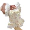 Pet Lace Camisole Printed Vest Cute Dress Teddy Home Clothes Cat Toddler Camisole Skirt Puppy Clothes Cooling Vest for Dog