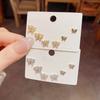 Super flash butterfly stud earrings light luxury fashion high sense earrings versatile small exquisite temperament earrings women