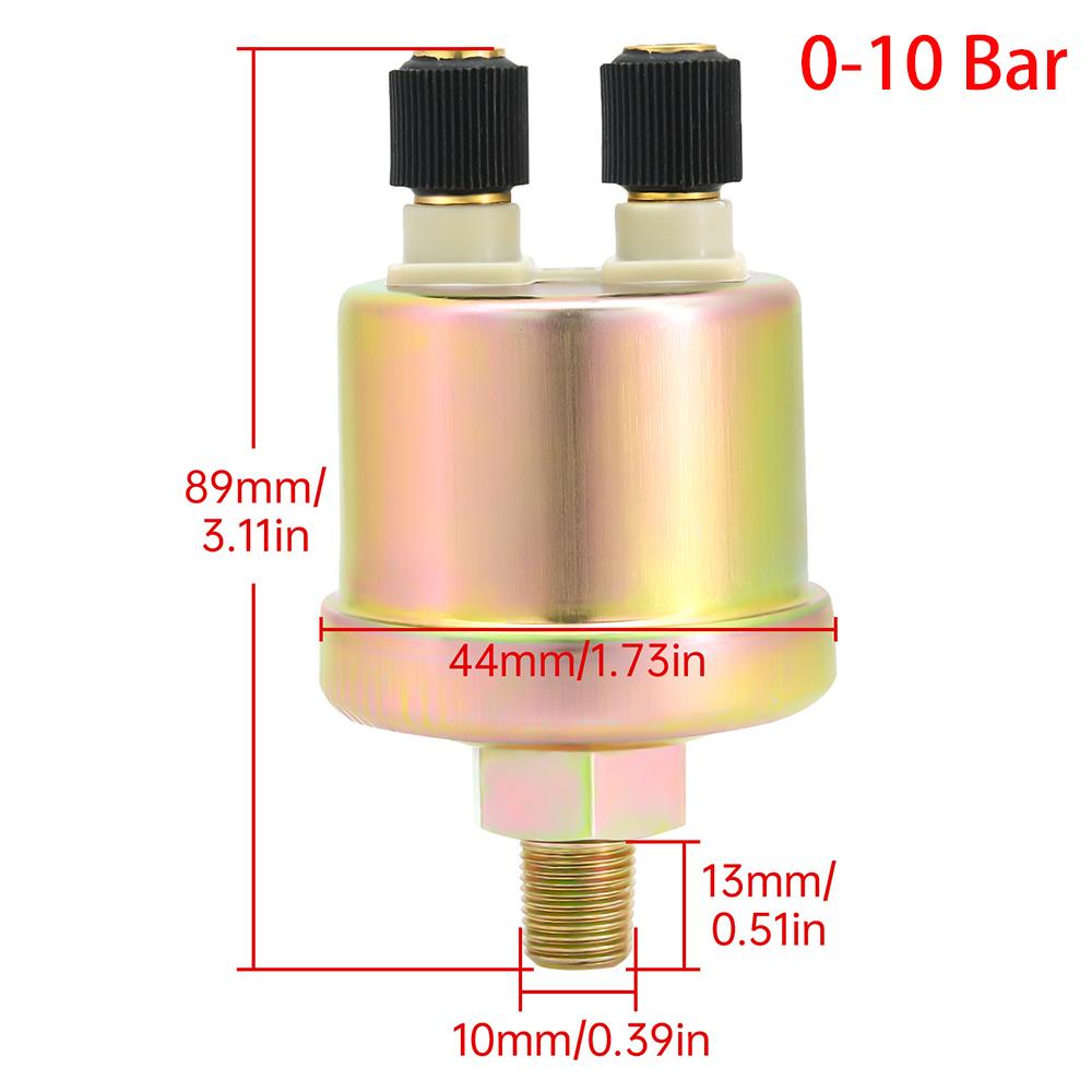 

0~10 Bar Oil Pressure Sensor 0~5 Bar 1/8 NPT Oil Press Sensor For Car Boat Oil Pressure Gauge Car Auto Engine Oil Press Sensor