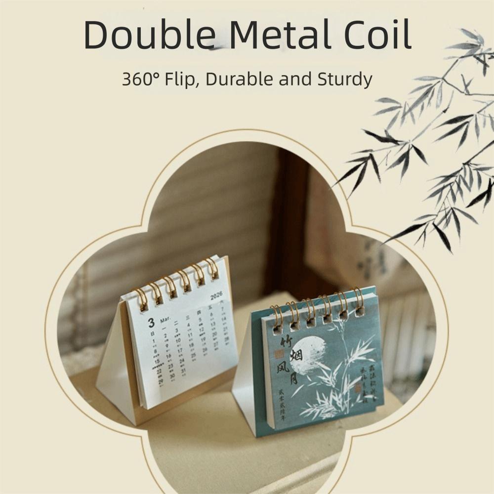 Chinese Style Horse Year Calendar Month Date Display Monthly Planner  Daily Planning