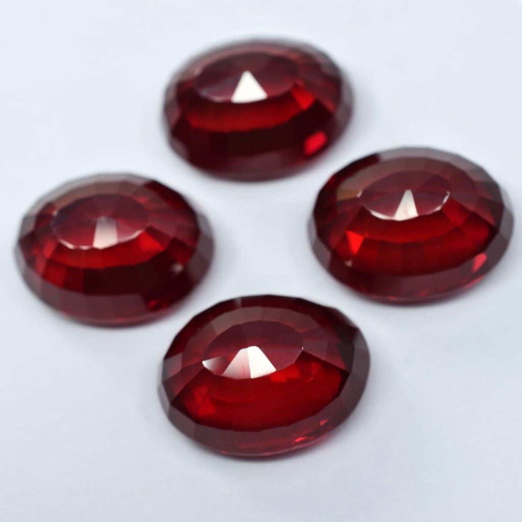 120 Ct AA+ Natural CERTIFIED Ruby Pigeon Blood RED Loose Gemstone OVAL Cut Lot YYs-6124