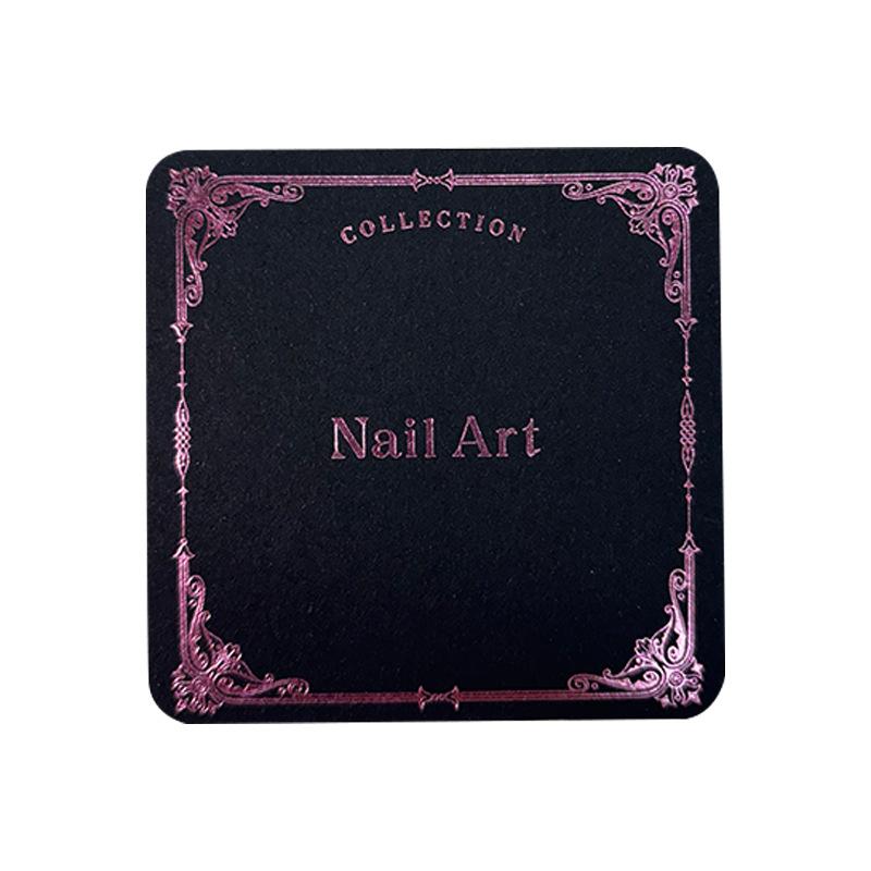 Press On Nail Bottom Cardboard Cards Packaging Bag Square Nail Art Display Photo Props Card False Nail Tips Manicure Tools
