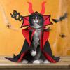 Halloween Dog Outfit All Size Pet Vampires Costume Cape & Headgear Pet Costume Theme Party Photoshooting Pet Costume