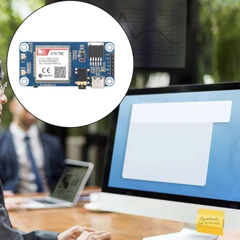 A7670E Expansion Board Cat1/GPRS/GNSS HAT Module Cat1 Networking Communication