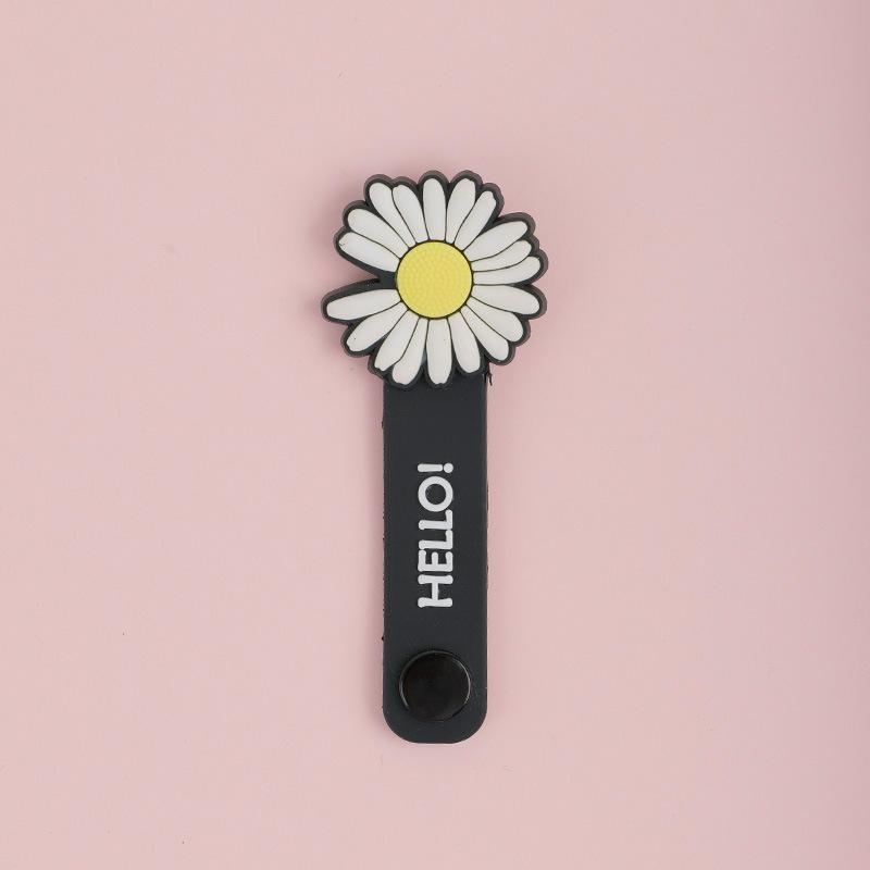 1 buc. Organizator de cabluri cu animal drăguț de desene animate, Legătură magnetică pentru cabluri, Organizator de cabluri, Înfășurător pentru căști