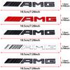 XUY2   Benz Rear Trunk Emblem Stickers ABS Car AMG Logo Badge Decal For Mercedes Benz AMG A B C E G W211 W203 W204 W210 W124 Accessorie