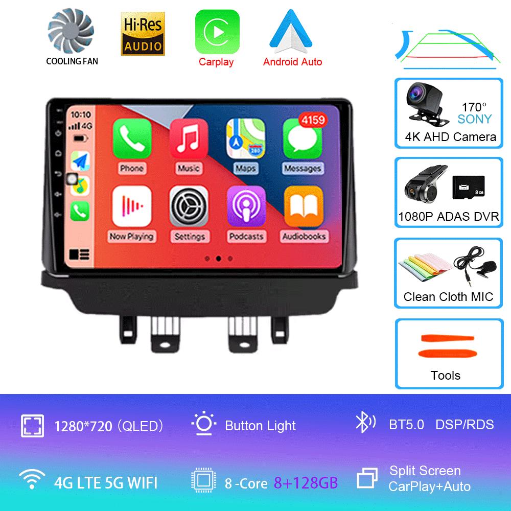 For Mazda CX-3 CX3 Mazda 2 DK 2014-2021 CarPlay IPS DSP Android 14 Car Radio GPS Multimedia Player Navigation 2000*1200P HU DVD