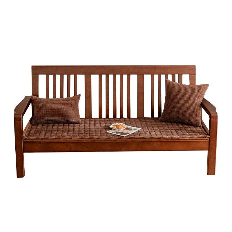 Verdicktes Sofakissen aus Cord und Massivholz, rutschfestes Sofakissen aus Mahagoni für Herbst und Winter, neues Sitzkissen