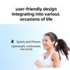 Bluetooth Headset Single-ear Clip-on-ear Non-in-ear Hanging Ear Black Technology Concept Conduction Outward-facing Headset