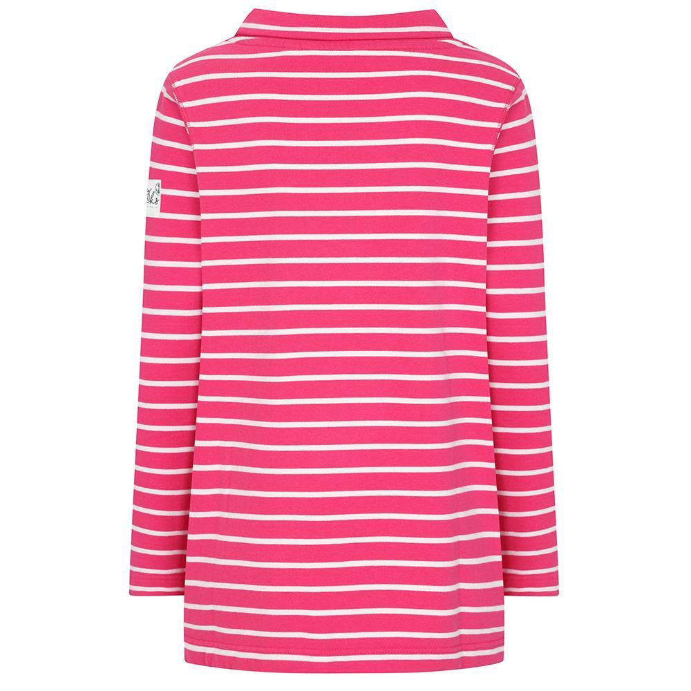 Lazy Jacks Womens/Ladies Striped Roll Neck Sweatshirt