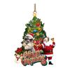 Fun Festive And Cartoon Dog Santa Hanging Ornaments For Christmas Tree And Decoration Vehicle