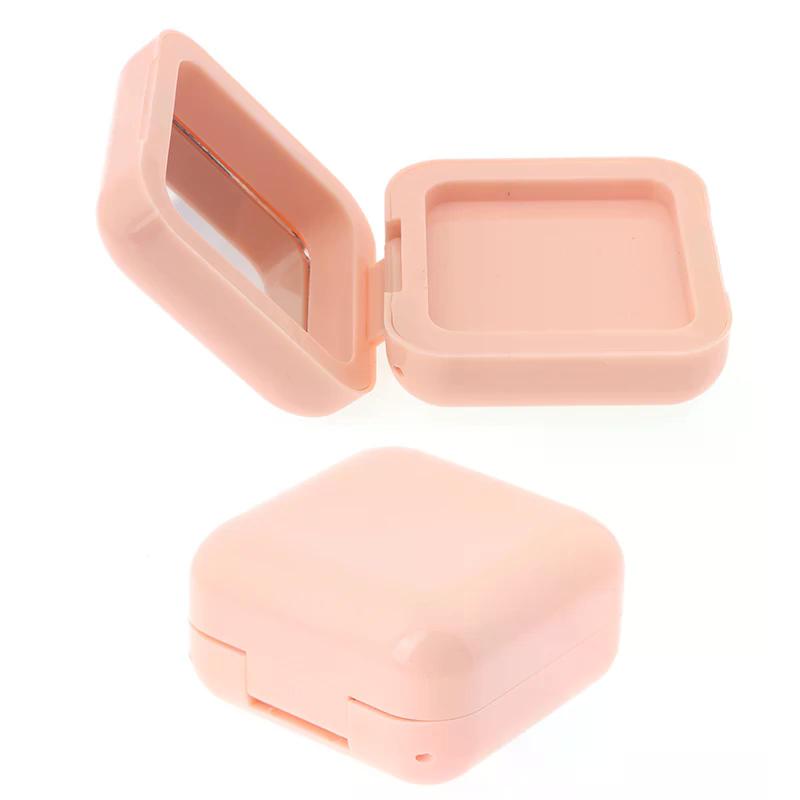 Empty Magnetic Eyeshadow Palette DIY Cosmetics Eye Shadow Tray Makeup Blusher Square Dispensing Box Beauty Tools With Mirror