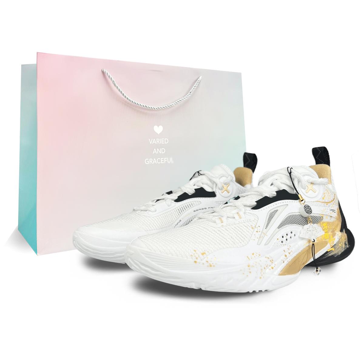 Li Ning Speed 10 Нескользящие износостойкие Нескользящие износостойкие Низкие баскетбольные кроссовки Мужские ABAT085-5(Team401-SBOX) 45