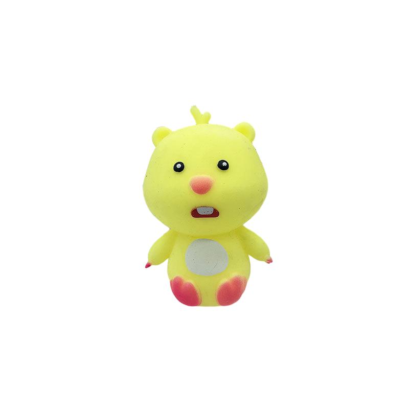 

Loopy Tension Release Little Beaver Squeeze Toy Pink Stress Props Relieving жовтий