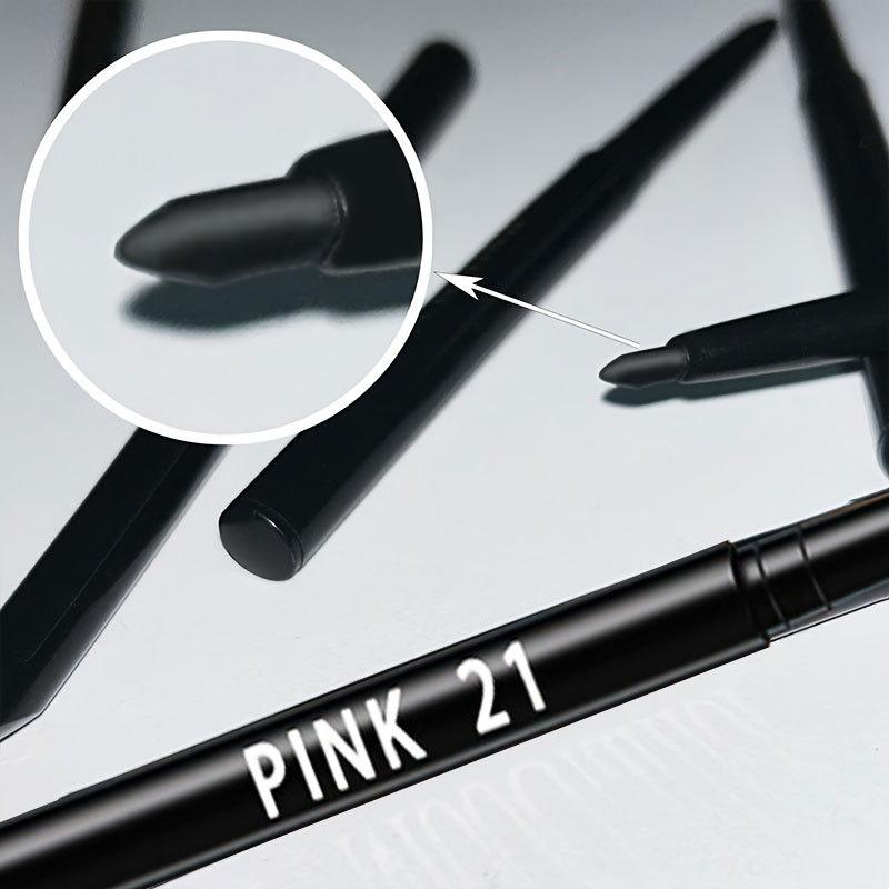 2 ks voděodolných a potuvzdorných černých očních linek - dlouhotrvajících, odolných proti rozmazávání pro výrazný oční make-up, snadno se klouže pro dokonalý vzhled
