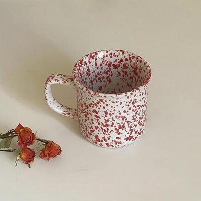 Korean Style Ceramic Splash Ink Mug