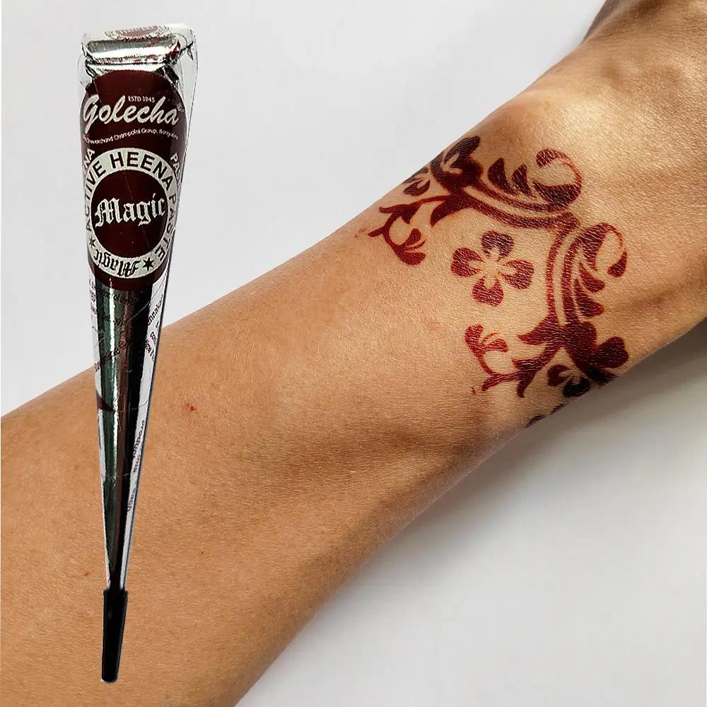 Paste Tinte Einfache Anwendung Körperkunst Farbe Henna Kegel Ungiftig Temporäres Tattoo Für Kulturelle Feiern Hochzeit Besondere Anlässe