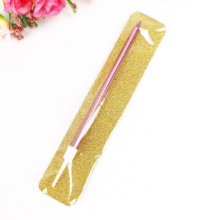 Metallic Paint Birthday Candle Set, Cake Baking Creative Local Tyrant, Monochrome Single Pencil Candle