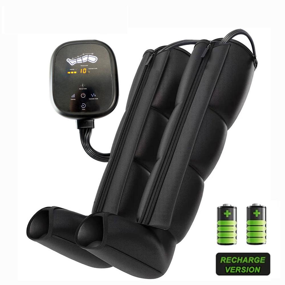 

Массажер для ног с воздушной компрессией Лимфодренажный насос Пневматические сапоги Зарядный беспроводной Расслабление мышц ног Для профессиональных спортсменов UK