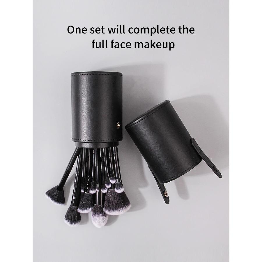 Black Makeup Brush Set Professional Super soft detail brush Blush Brush Foundation Concealer Eyeshadow Brush Women Beauty Tool