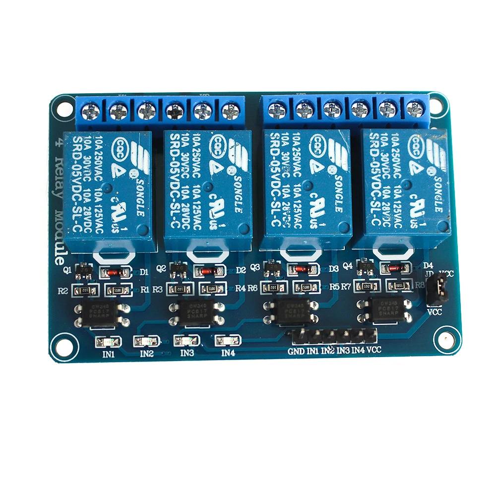 5V 12V  Relay Module1 2 4 6 8 Channel with Optocoupler Relay Output 1 2 4 6 8 Way Relay Module for Arduino in Stock