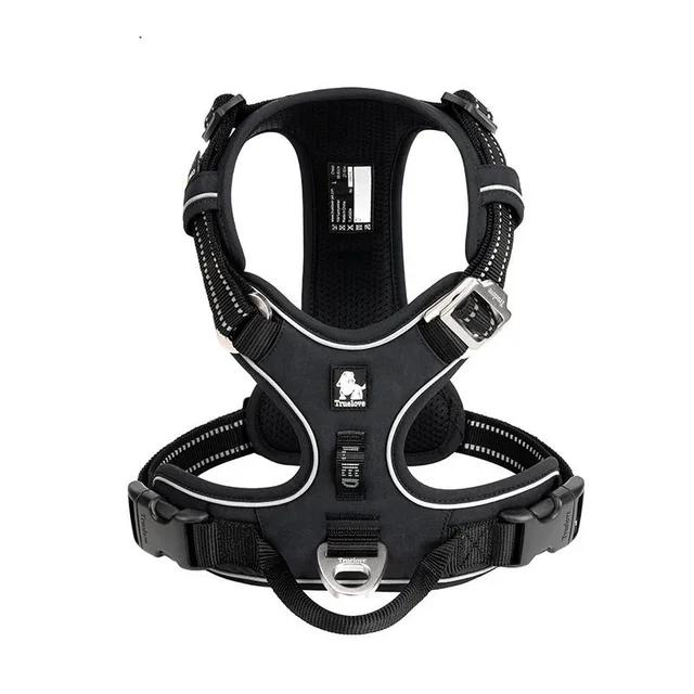 Winhyepet Hundegeschirr Service Haustier Reflektierend Leicht Nylon Training Schutz für Weste Mittel Klein Groß Kleidung Hund Polsterung S