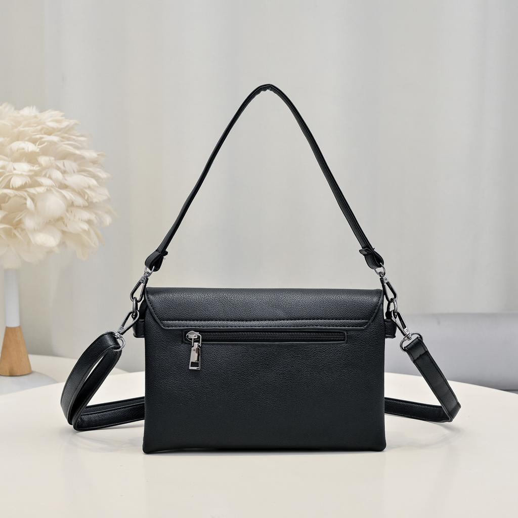 Punk Style Skull Women's Bag Envelope Bag Embossed Chain Bag Korean Version Trendy Fashion Single Shoulder Crossbody Women's Bag