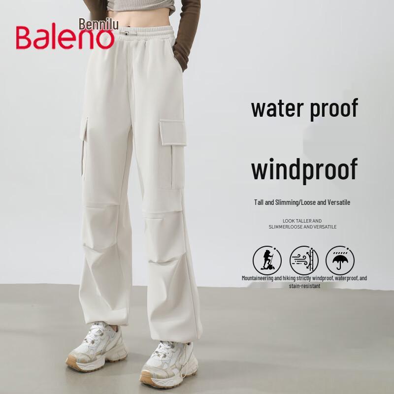 Baleno Women's High-Waist Cargo Pants