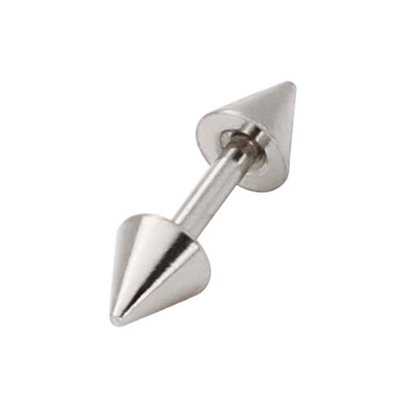 2025 Heißverkaufte Titanstahl-Kegelohrstecker - Hip-Hop Punk Style Piercing Schmuck für Frauen.