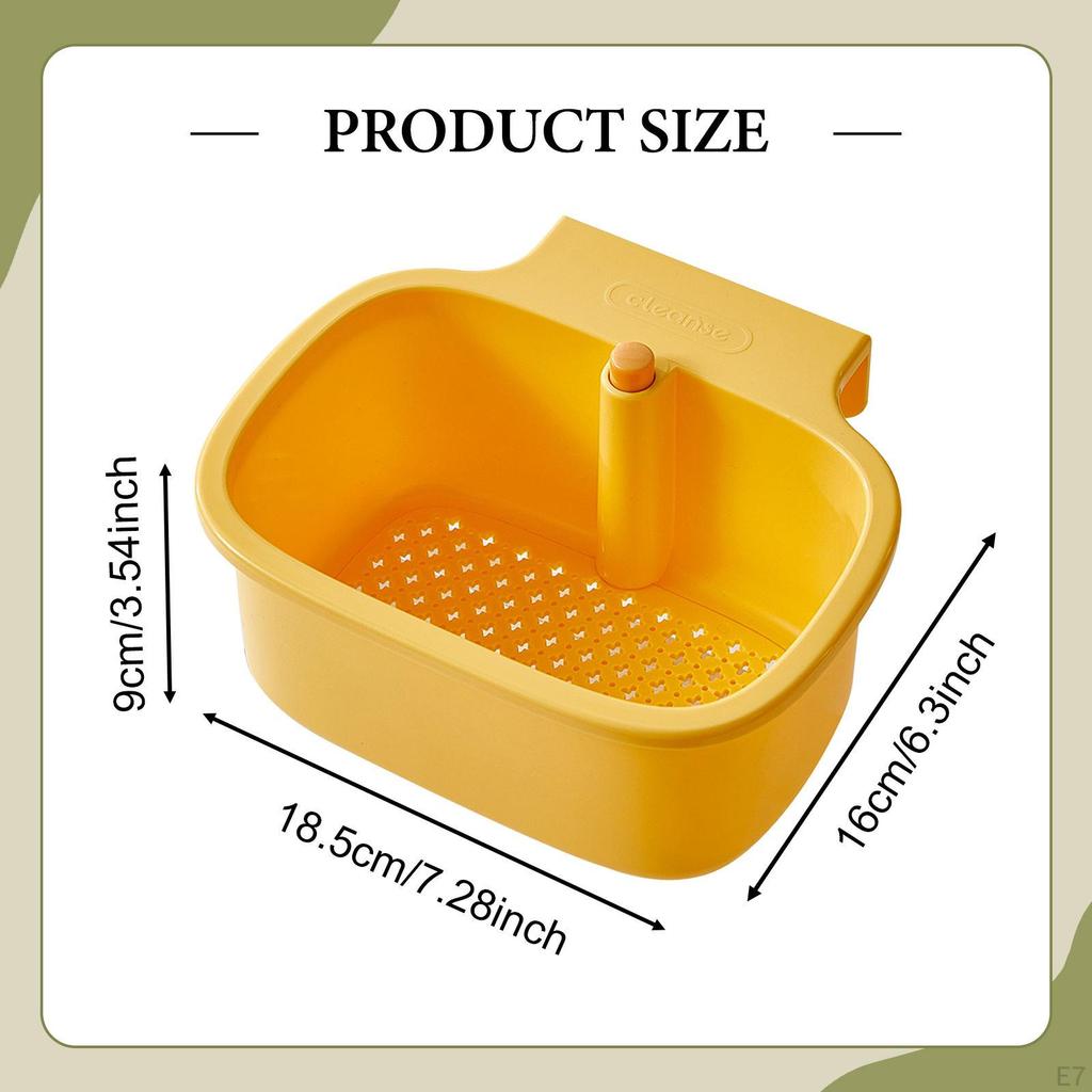 Wiszący kosz na zlew kuchenny, sitko odpływowe, kolektor odpadów spożywczych