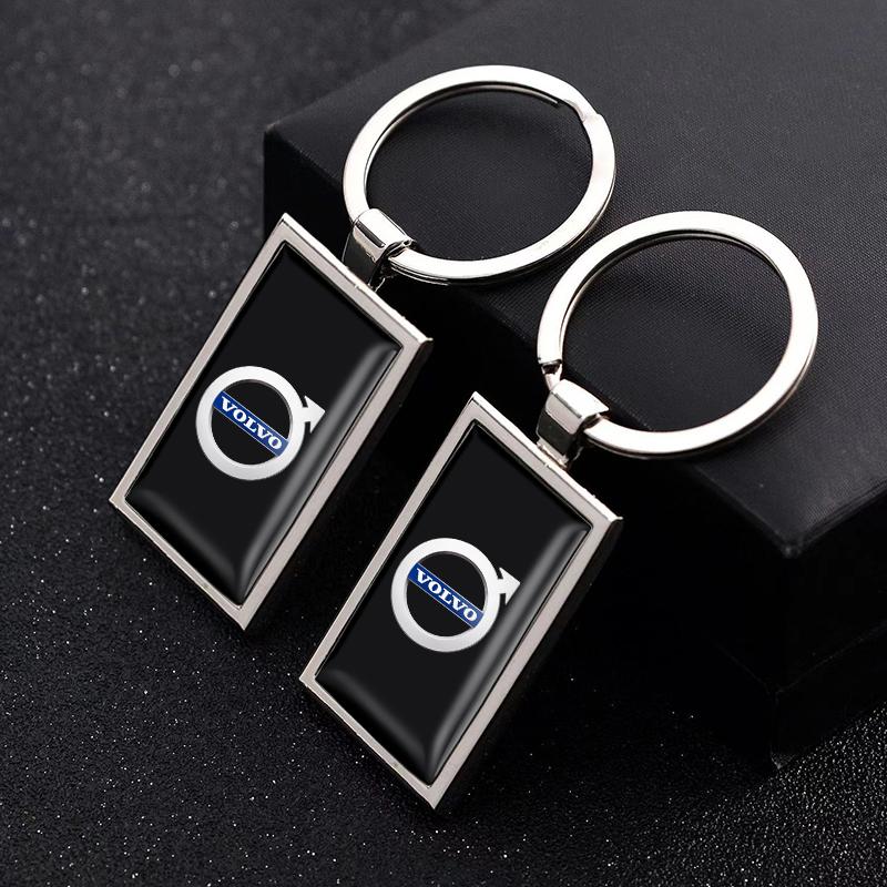 Car Emblem Keychain Pendant Zinc Alloy Key Ring For Volvo XC90 V90 V60 XC60 V40 EC40 EX40 S80 S60 S90 C40 XC40 V70 XC70 C30 C70