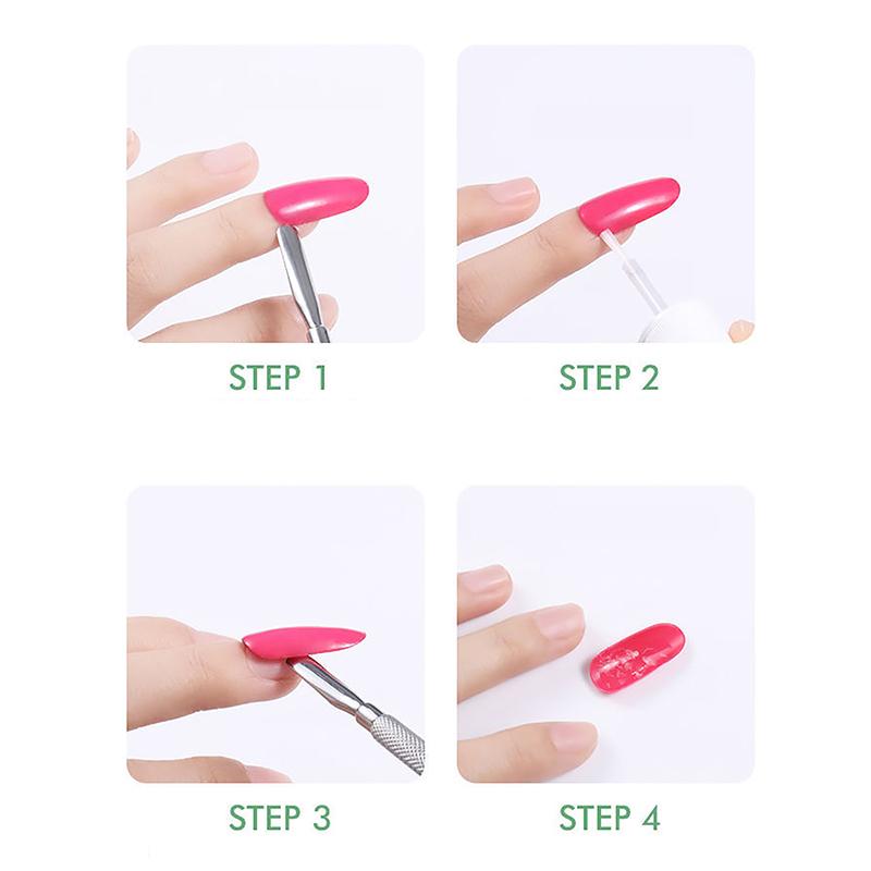 Colle Dissolvante 10 G Pour Enlever les Faux Ongles Outils de Dissolvant Accessoires de Manucure Liquide Dissolvant Rapide Outils de Nail Art