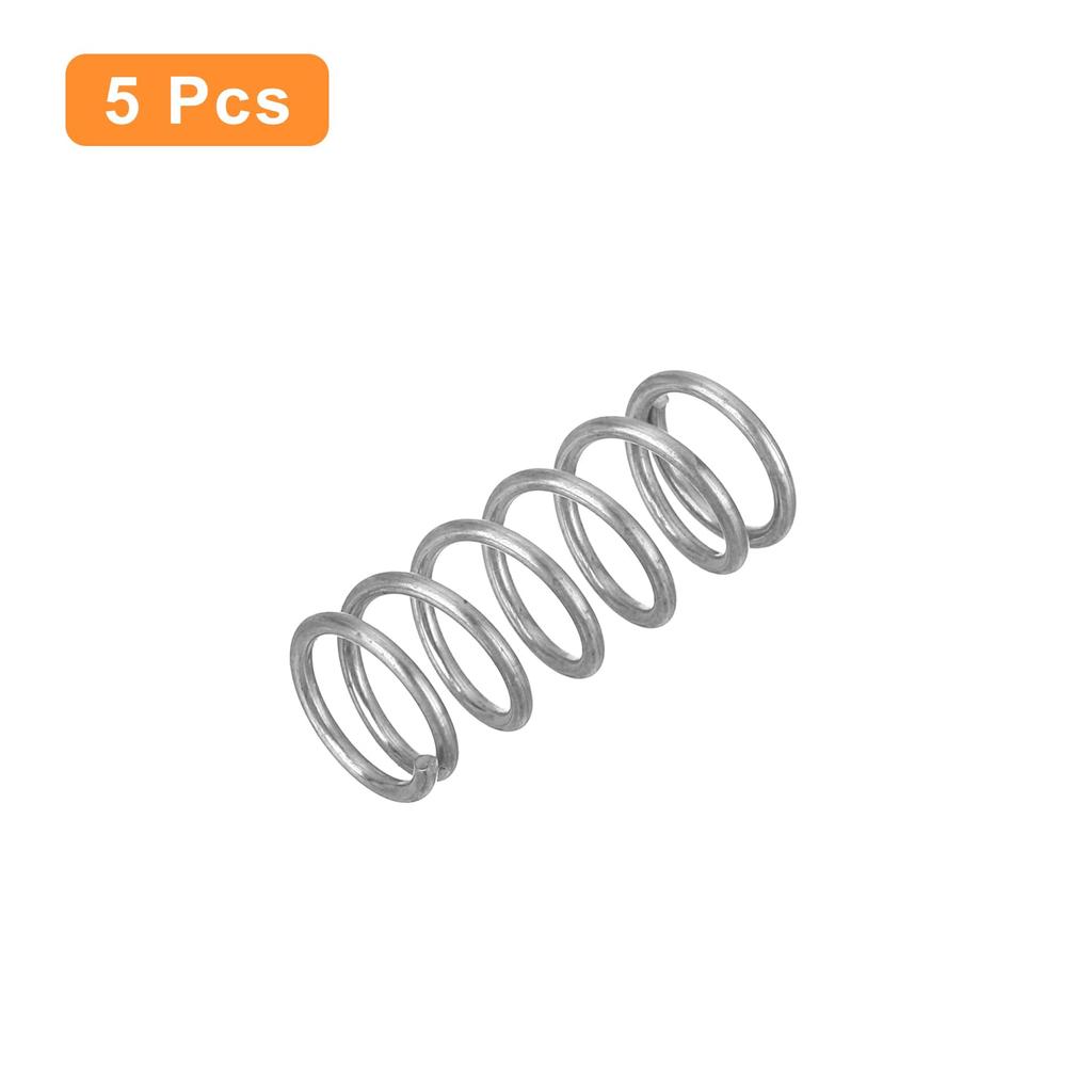 uxcell 5 Pcs Compression Spring Wire Diameter 0.035" Outer Diameter 0.31" Free Length 0.79