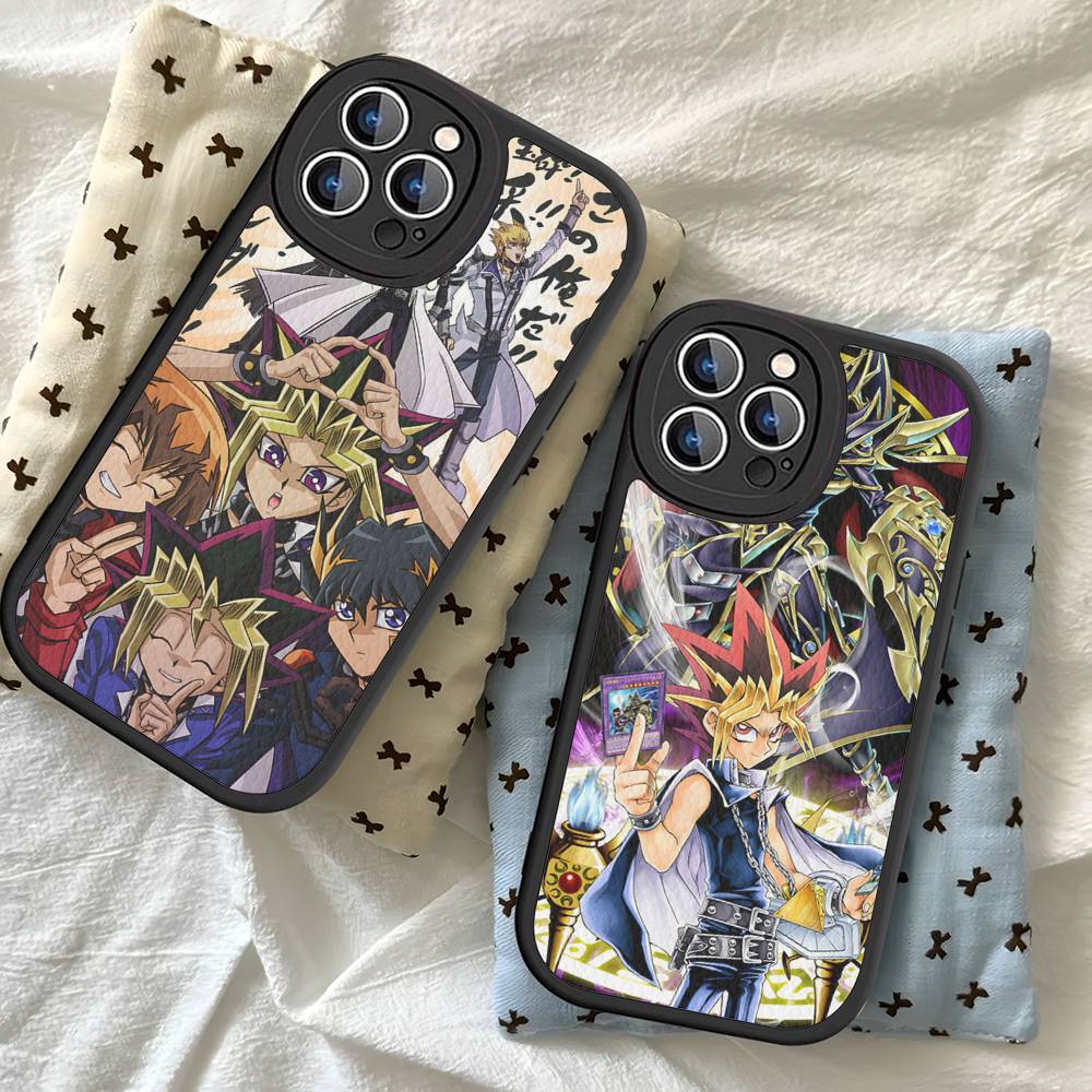 Anime Yu-Gi-Oh! Phone Case For IPhone 16 15 14 13 12 11 Pro Max Plus Leather Cover