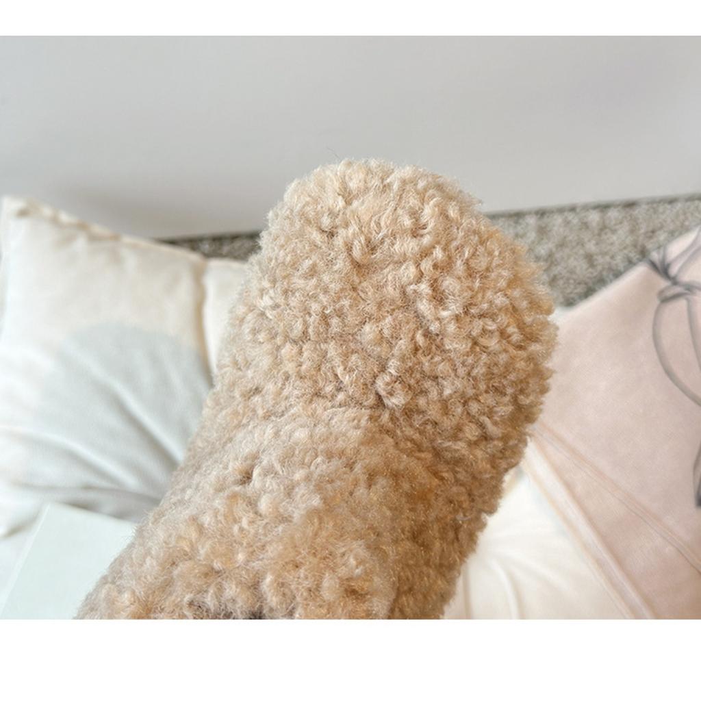 Winter New Style Girls' Lamb Fashion Children's Hairy Shoes Boys' Plush Boots Warm Short Boots Children's Shoes