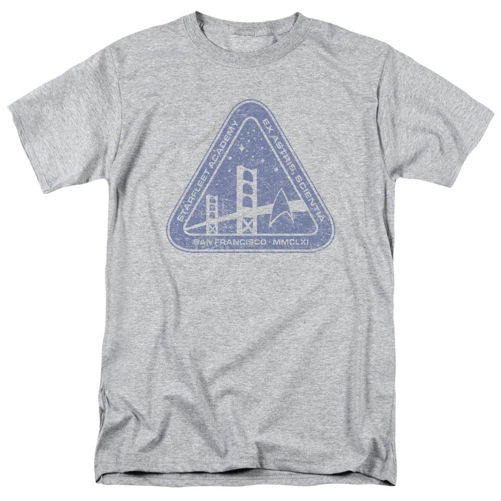 Star Trek - Distressed Logo - Unisex Short Sleeve Children s T-shirt - Gray 150