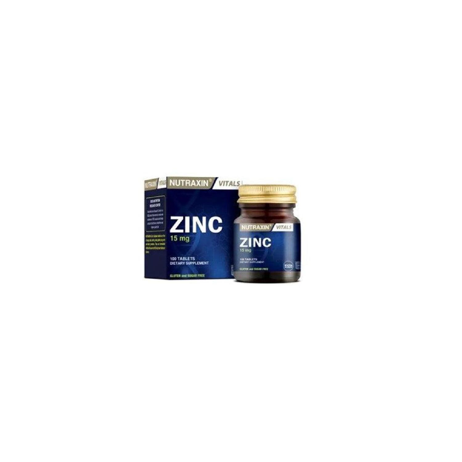 

Nutraxin Chain - Zinc Supplement 15 Mg 100 Tablet