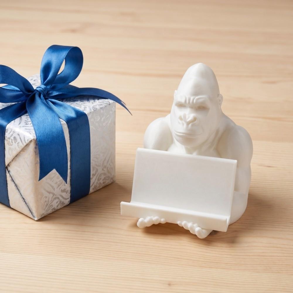 Phone Stand Funny Gorilla-Shaped Stand 3D Printed Decorations Gorilla Ornaments Multi-functional Creative Pen Holder Home Decor