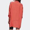 adidas Camicie Originali Donna Rosso Chiaro Collo a Punta Camicia Moderata FM2634