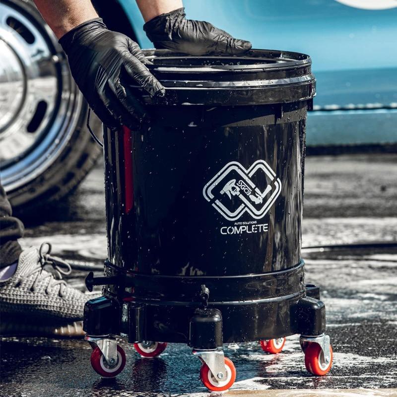 Víceúčelový vozík na kbelíky 360° otočná kolečka Odnímatelný design pro 2 5 4 5 6 galonů Univerzální pojízdný pomocník pro mytí aut