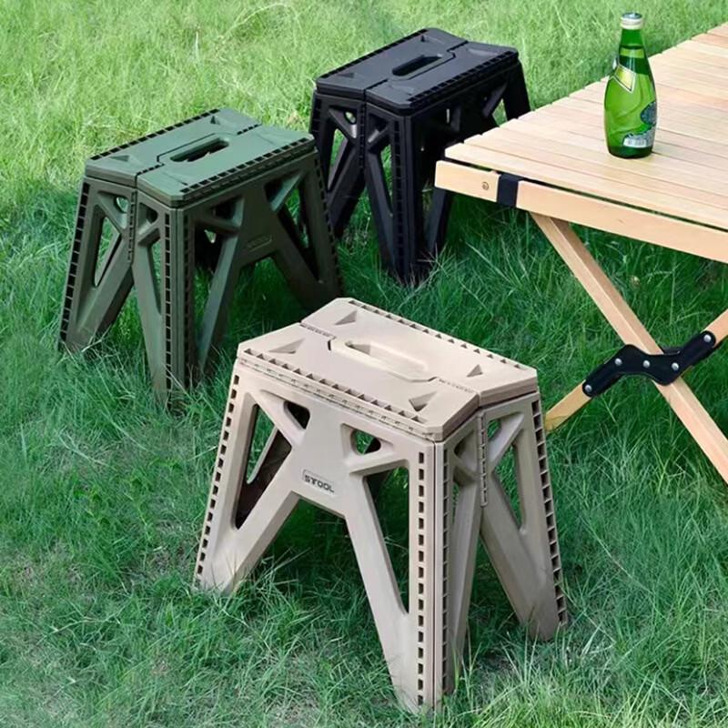 ZISIZ Portable Plastic Folding Stool