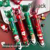 Cartoon Christmas Ten-Color Ballpoint Pen - Cute, Creative Gift for Students and Teachers