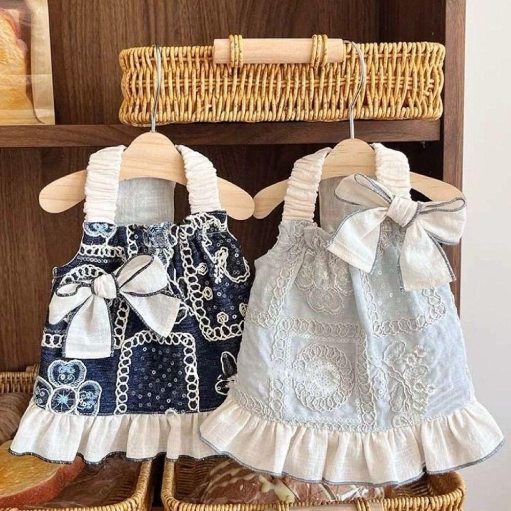 Luxury Puppy Summer Clothes Princess Style Dog Costume Trendy Pet Princess Dress Summer