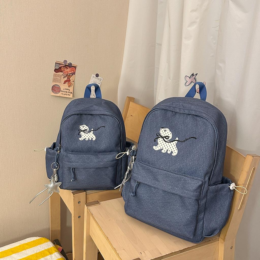 Schoolbag Japanese Cartoon Puppy Backpack Female Fresh Multi-color College Style Student Schoolbag Lightweight Large-capacity Computer Backpack