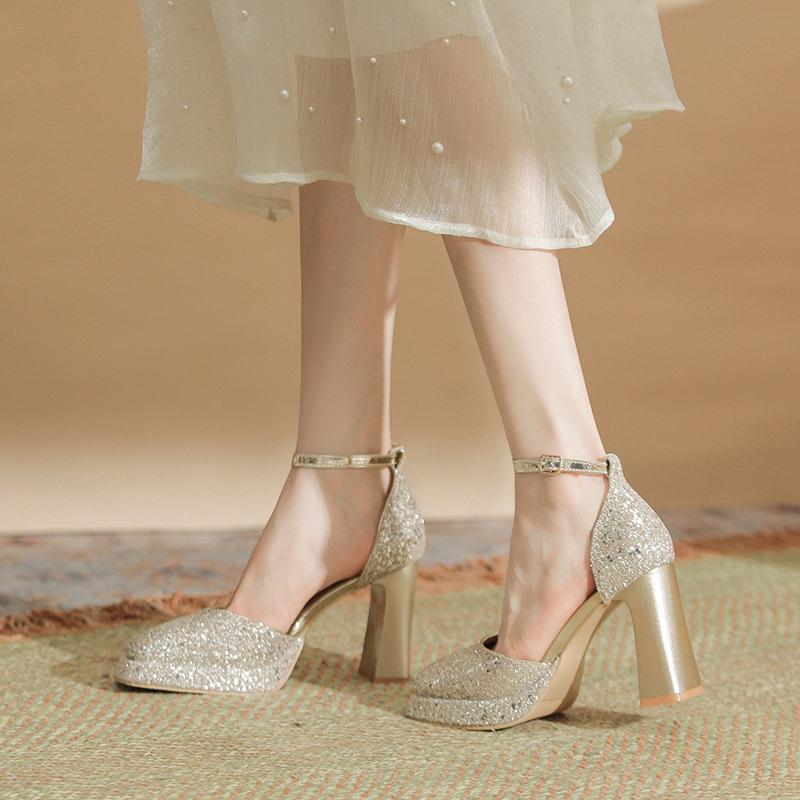 Непромокаемые туфли на высоком каблуке 9 см — фото 3