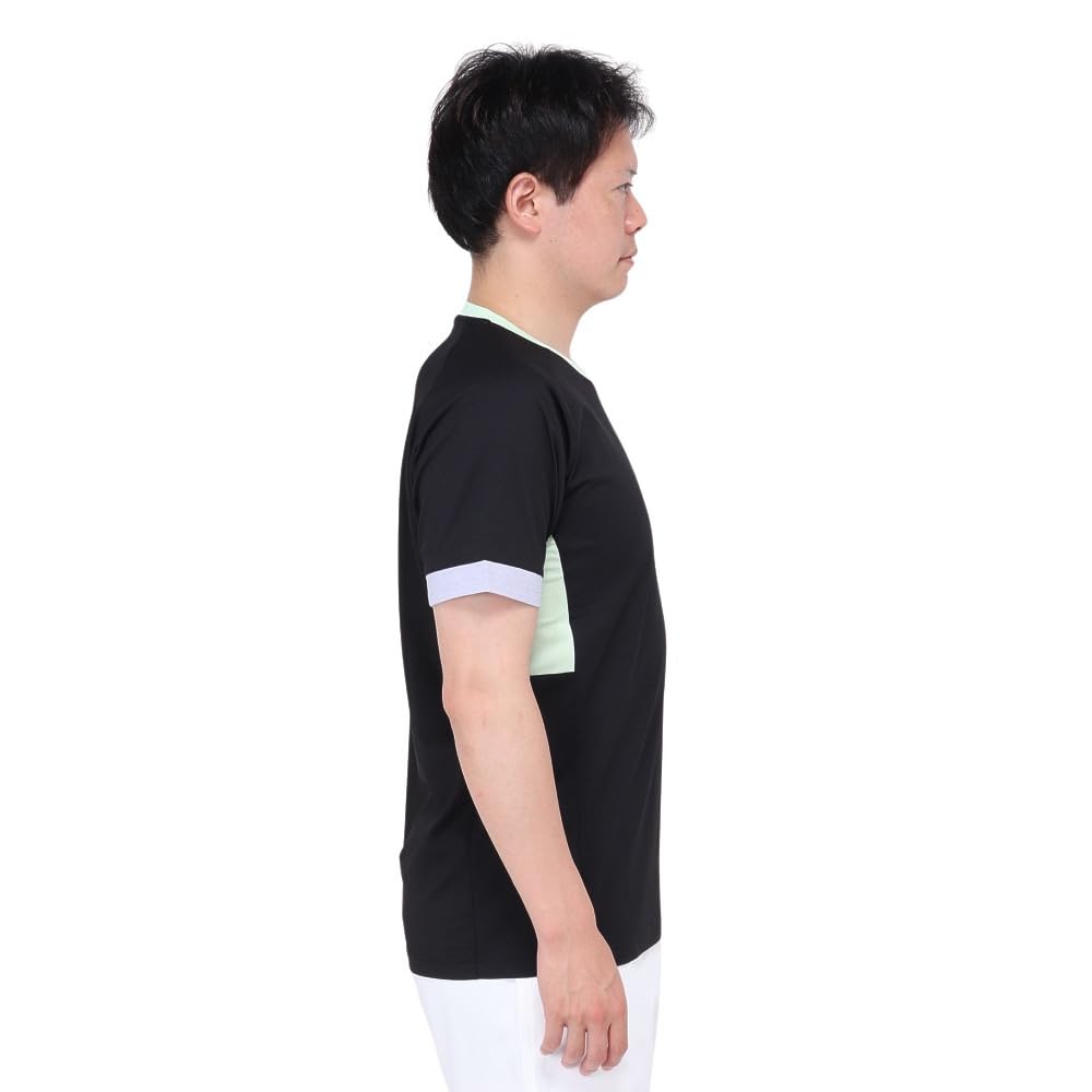 YONEX Short Sleeve Game Shirt Black Size M (Fit Style), (007),