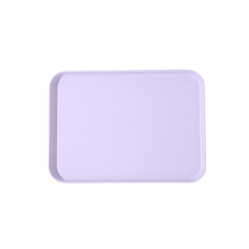 Children's Rectangular Plastic Puzzle Plate for Catering and Fast Food